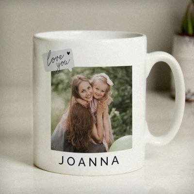 (image for) Personalised Love You Snapshot Photo Upload Mug