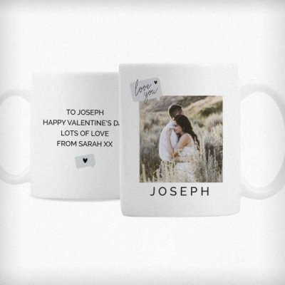 (image for) Personalised Love You Snapshot Photo Upload Mug