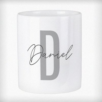 (image for) Personalised Initial & Name Ceramic Storage Pot