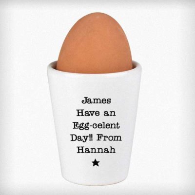 (image for) Personalised Star Free Text Egg Cup