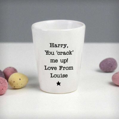 (image for) Personalised Star Free Text Egg Cup