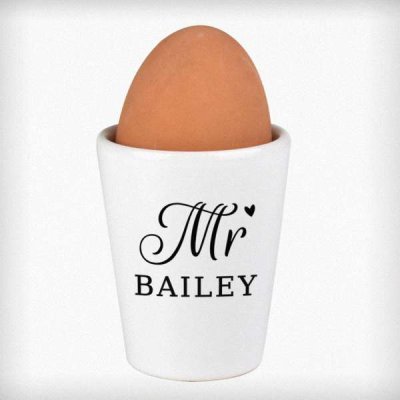 (image for) Personalised Mr Egg Cup