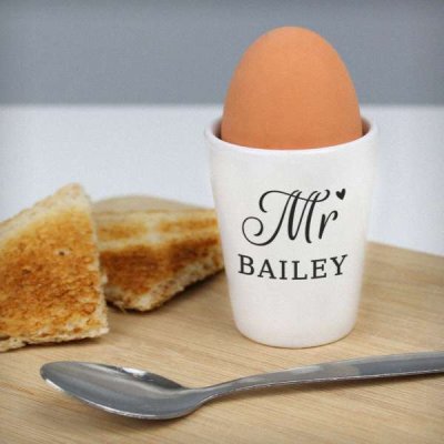 (image for) Personalised Mr Egg Cup