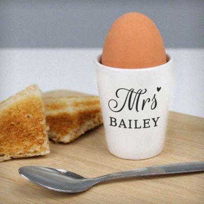 (image for) Personalised Mrs Egg Cup