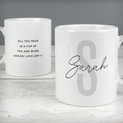 (image for) Personalised Name & Initial Mug