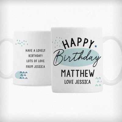 (image for) Personalised Happy Birthday Mug