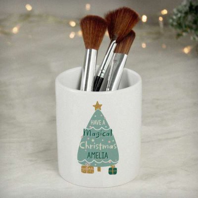 (image for) Personalised Have A Magical Christmas Ceramic Plant Pot