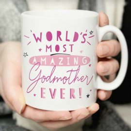 (image for) Personalised World's Most Amazing Godmother Mug