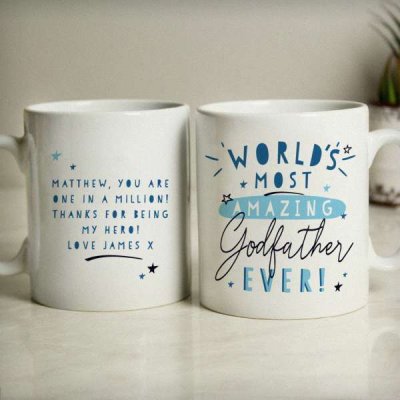 (image for) Personalised World's Most Amazing Godfather Mug