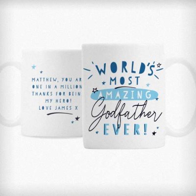 (image for) Personalised World's Most Amazing Godfather Mug