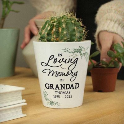 (image for) Personalised In Loving Memory Plant Pot