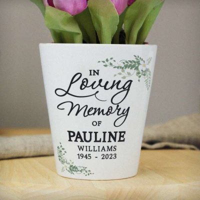 (image for) Personalised In Loving Memory Plant Pot