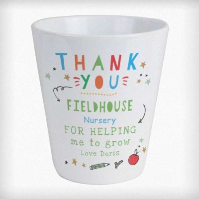 (image for) Personalised Thank You Teacher Plant Pot