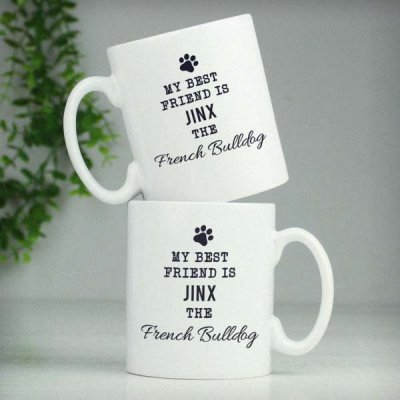 (image for) Personalised Paw Print Dog Breed Mug