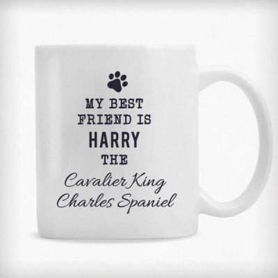 (image for) Personalised Paw Print Dog Breed Mug