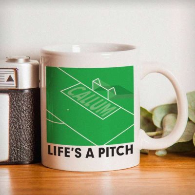 (image for) Personalised Life's A Pitch Mug