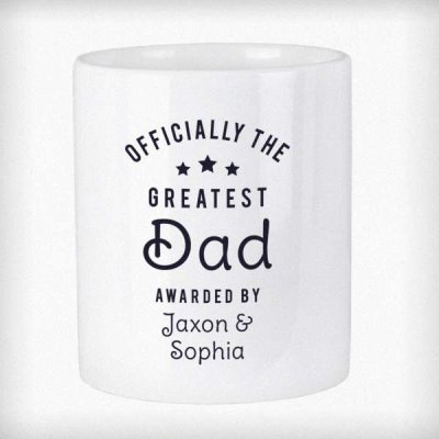 (image for) Personalised Officially The Greatest Ceramic Storage Pot