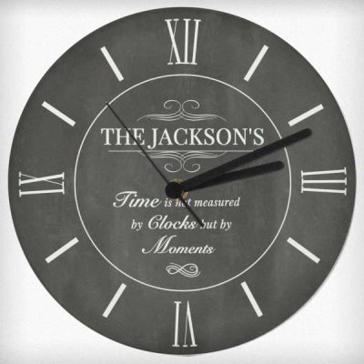 (image for) Personalised Measured In Moments Glass Clock