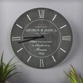 (image for) Personalised Measured In Moments Glass Clock