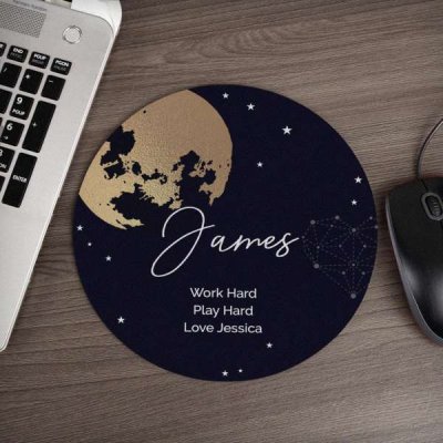 (image for) Personalised Sun Moon & Stars Mouse Mat