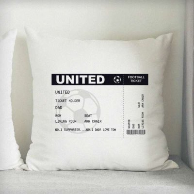 (image for) Personalised Football Ticket Cushion