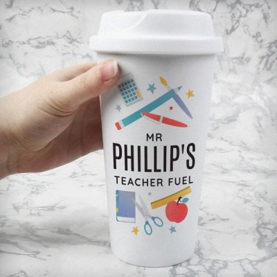 (image for) Personalised Teachers Insulated Eco Travel Cup