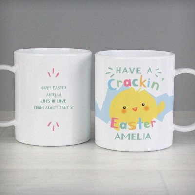 (image for) Personalised Have A Cracking Easter Plastic Mug