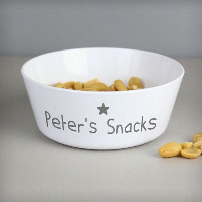 (image for) Personalised Name Only Plastic Bowl