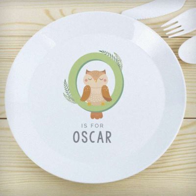 (image for) Personalised Animal Alphabet Plastic Plate