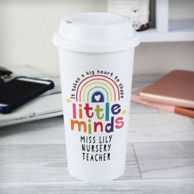 (image for) Personalised Shape Little Minds Travel Mug