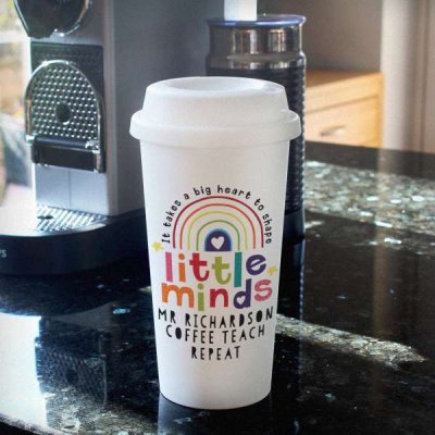 (image for) Personalised Shape Little Minds Travel Mug