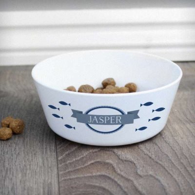 (image for) Personalised Fish Plastic Cat Bowl