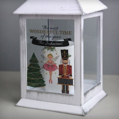 (image for) Personalised Nutcracker White Lantern