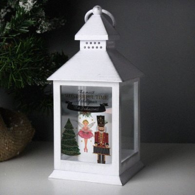 (image for) Personalised Nutcracker White Lantern