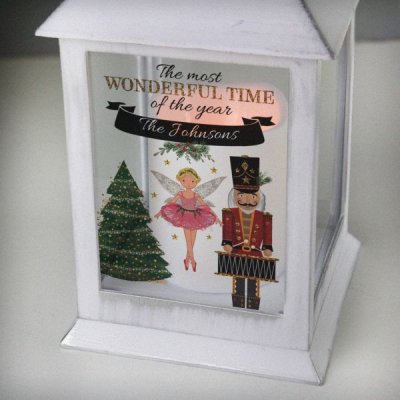 (image for) Personalised Nutcracker White Lantern