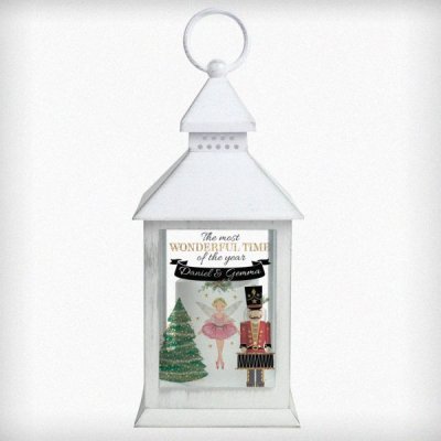 (image for) Personalised Nutcracker White Lantern