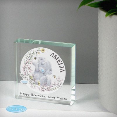 (image for) Personalised Me to You Bees Large Crystal Token