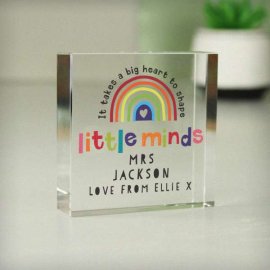 (image for) Personalised Shape Little Minds Crystal Token