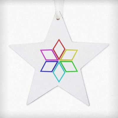 (image for) Bespoke Design Wooden Star Decoration