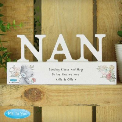 (image for) Personalised Me To You Wooden Nan Ornament