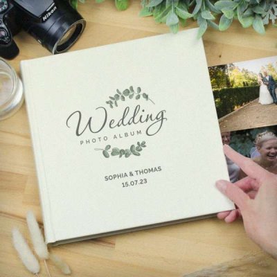 (image for) Personalised Wedding Square Photo Album