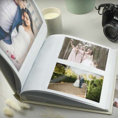 (image for) Personalised Wedding Square Photo Album