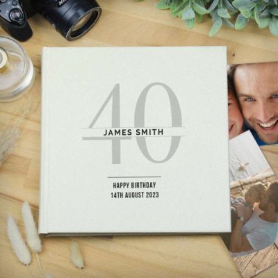 (image for) Personalised Birthday Square Photo Album