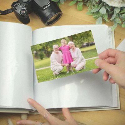 (image for) Personalised Birthday Square Photo Album