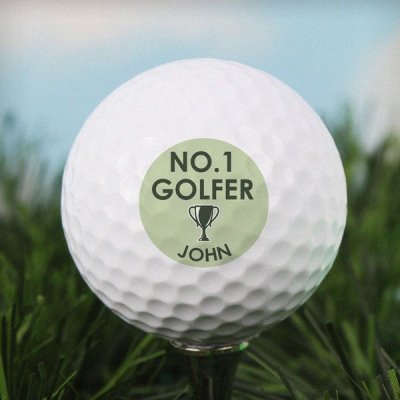 (image for) Personalised No.1 Golfer Golf Ball