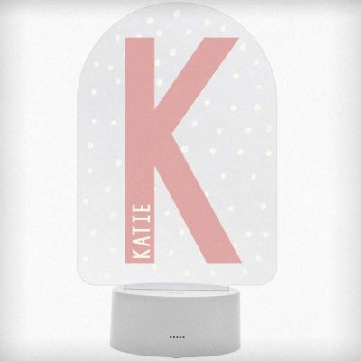 (image for) Personalised Initial LED Colour Changing Night Light