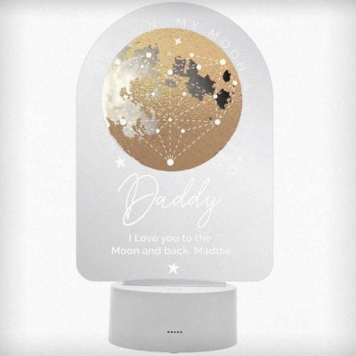 (image for) Personalised Sun Moon & Stars LED Colour Changing Night Light