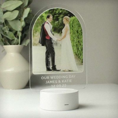 (image for) Personalised Free Text & Photo Upload LED Colour Changing Light