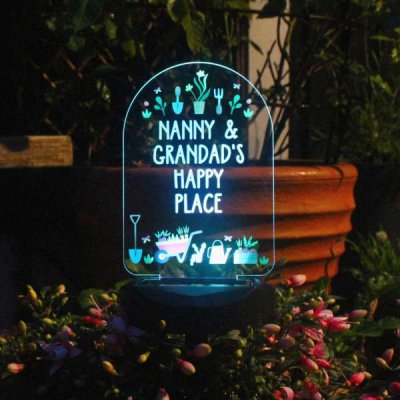 (image for) Personalised Vegetable Patch Outdoor Solar Light