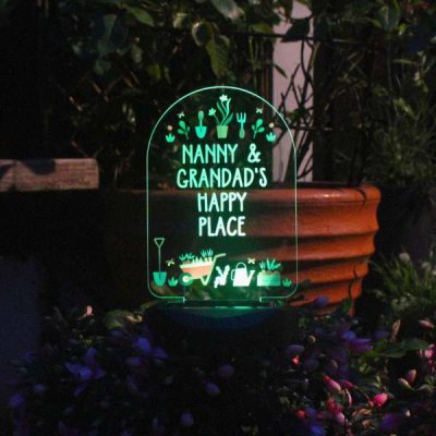 (image for) Personalised Vegetable Patch Outdoor Solar Light